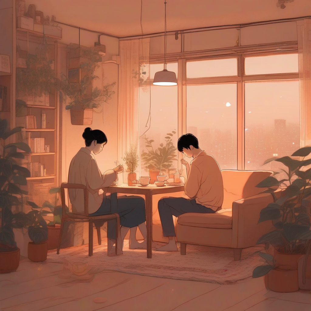 Myeong Minho 韩国插画师 情侣日常 甜蜜恋爱生活 插画作品合集 第一辑 高清素材资源
