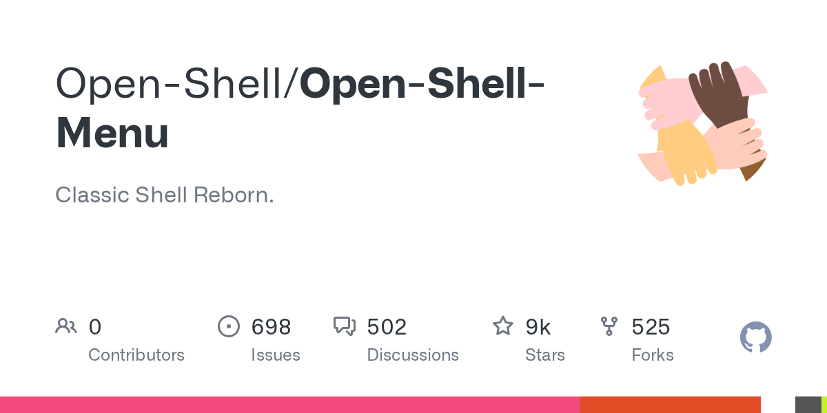 开始菜单工具 OpenShell v4.4.201 中文汉化版 Windows软件 经典开始菜单