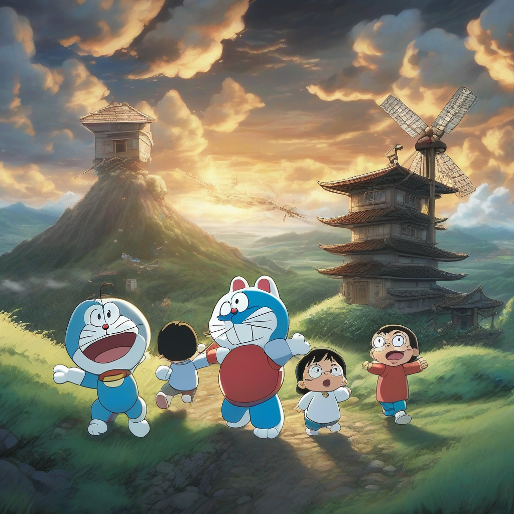 多啦A梦 大雄与风之使者 日本动画电影 奇幻冒险 经典剧场版 高清完整版