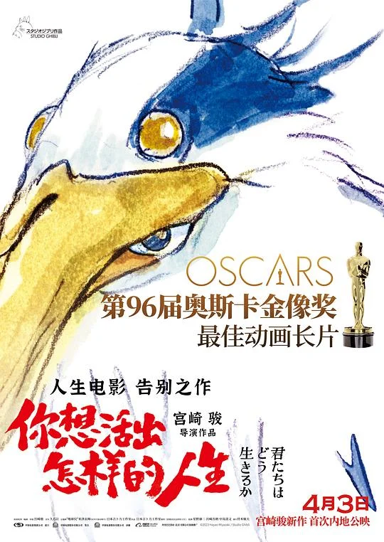 你想活出怎样的人生 苍鹭与少年(港 / 台) / 男孩与苍鹭 / 你们是怎样活下去的 / The Boy and the Heron / 君たちはどう生きろか